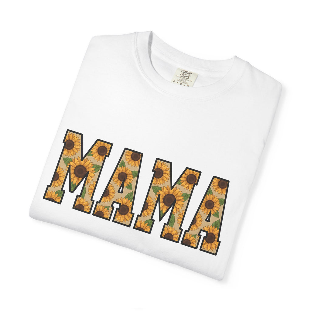 Sunflower Graphic Shirt Mom Flowers Gift Women Bold Tee Sunflower T-Shirt Motherhood Fan Vibrant Tshirt Floral Graphic Retro Floral Tshirt