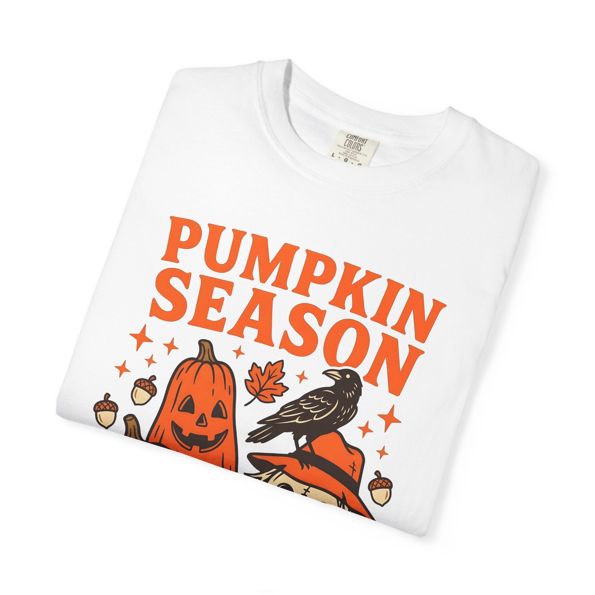 Carved Pumpkin Shirt Halloween Harvest Gift Women Animated Tee Gourd T-Shirt Horror Fan Cartoon Tshirt Autumn Graphic Hand Drawn Straw