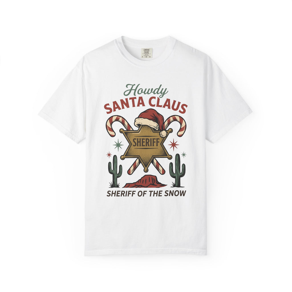 Deputy Star Shirt Christmas Frontier Gift Women Throwback Tee Sheriff Star T-Shirt Christmas Fan Retro Tshirt Western Graphic Timeless