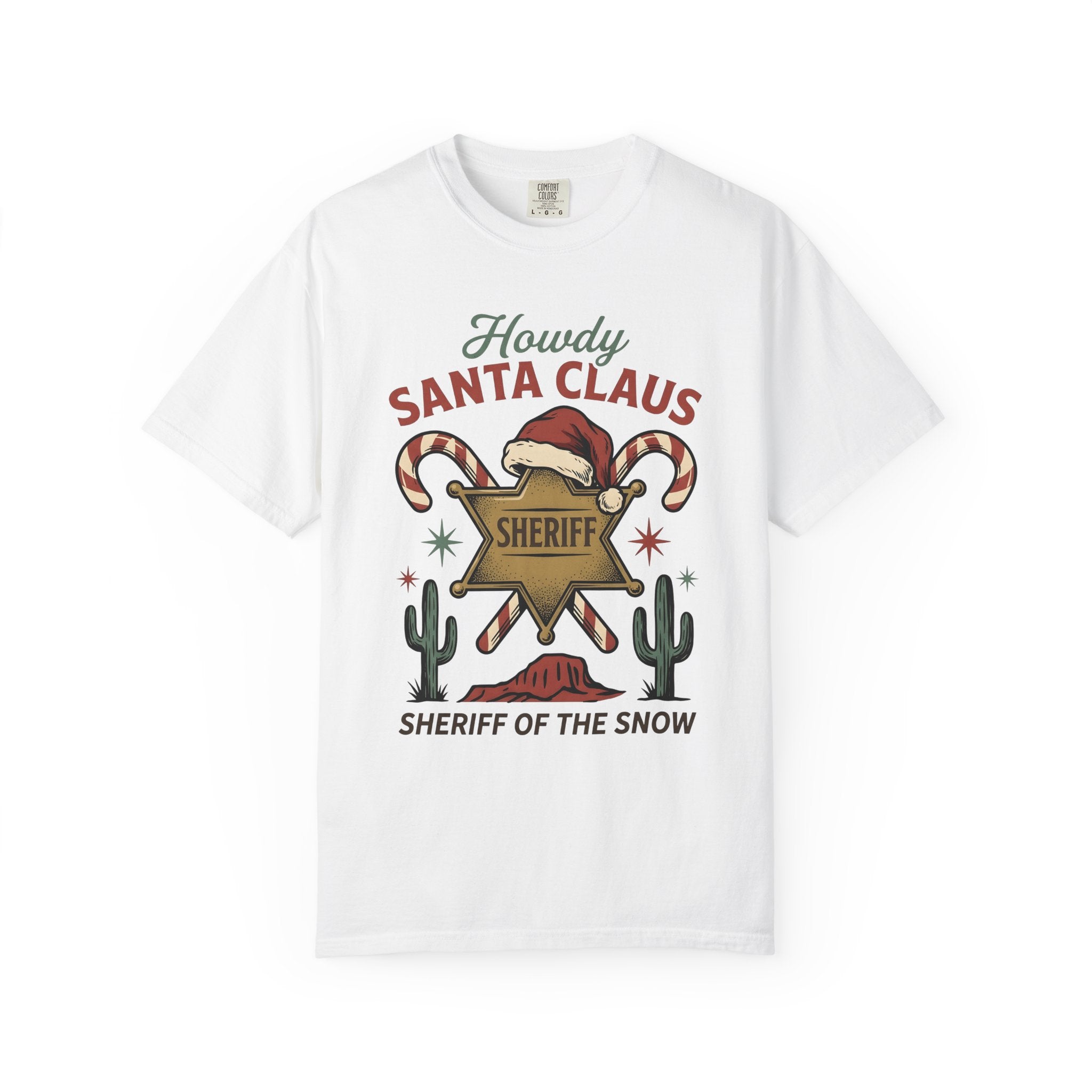 Deputy Star Shirt Christmas Frontier Gift Women Throwback Tee Sheriff Star T-Shirt Christmas Fan Retro Tshirt Western Graphic Timeless