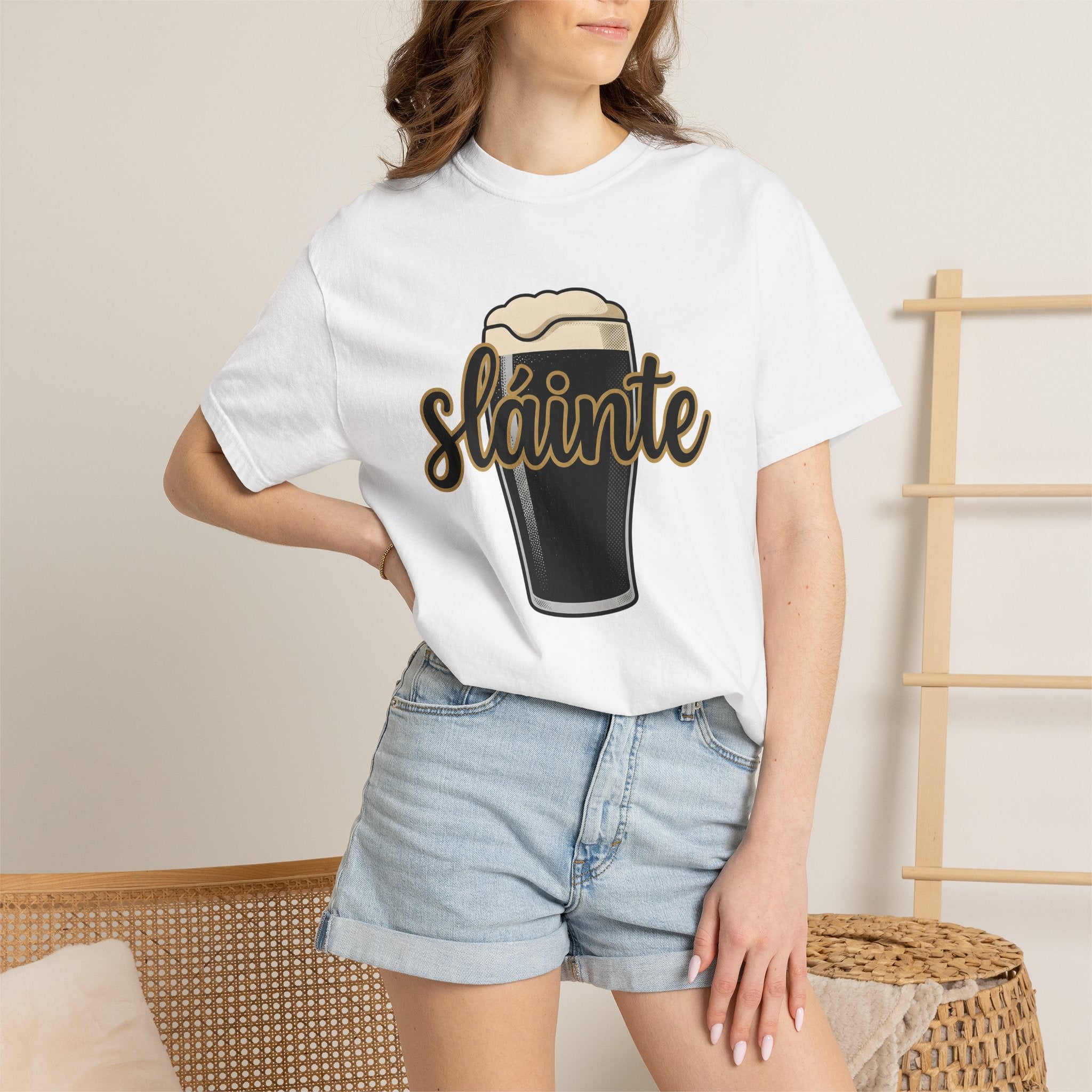 Beer Glass Shirt St Patrick's Day Celtic Gift Women Graphic Tee Pint Glass T-Shirt Irish Fan Typography Tshirt Celtic Design Illustration