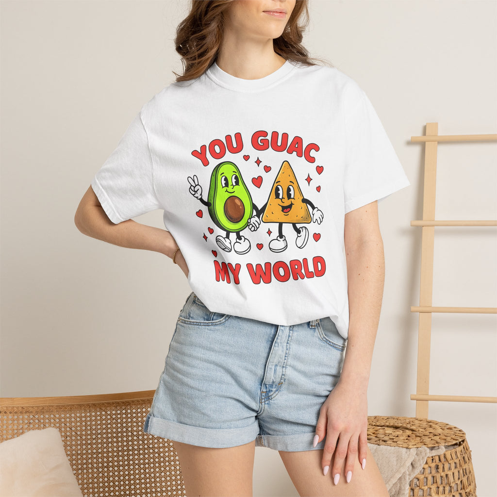 Avocado Crisp Shirt St Valentine's Day Cuisine Gift Women Comic Tee Avocado Chip T-Shirt Valentine Fan Cartoon Tshirt Food Graphic Vintage