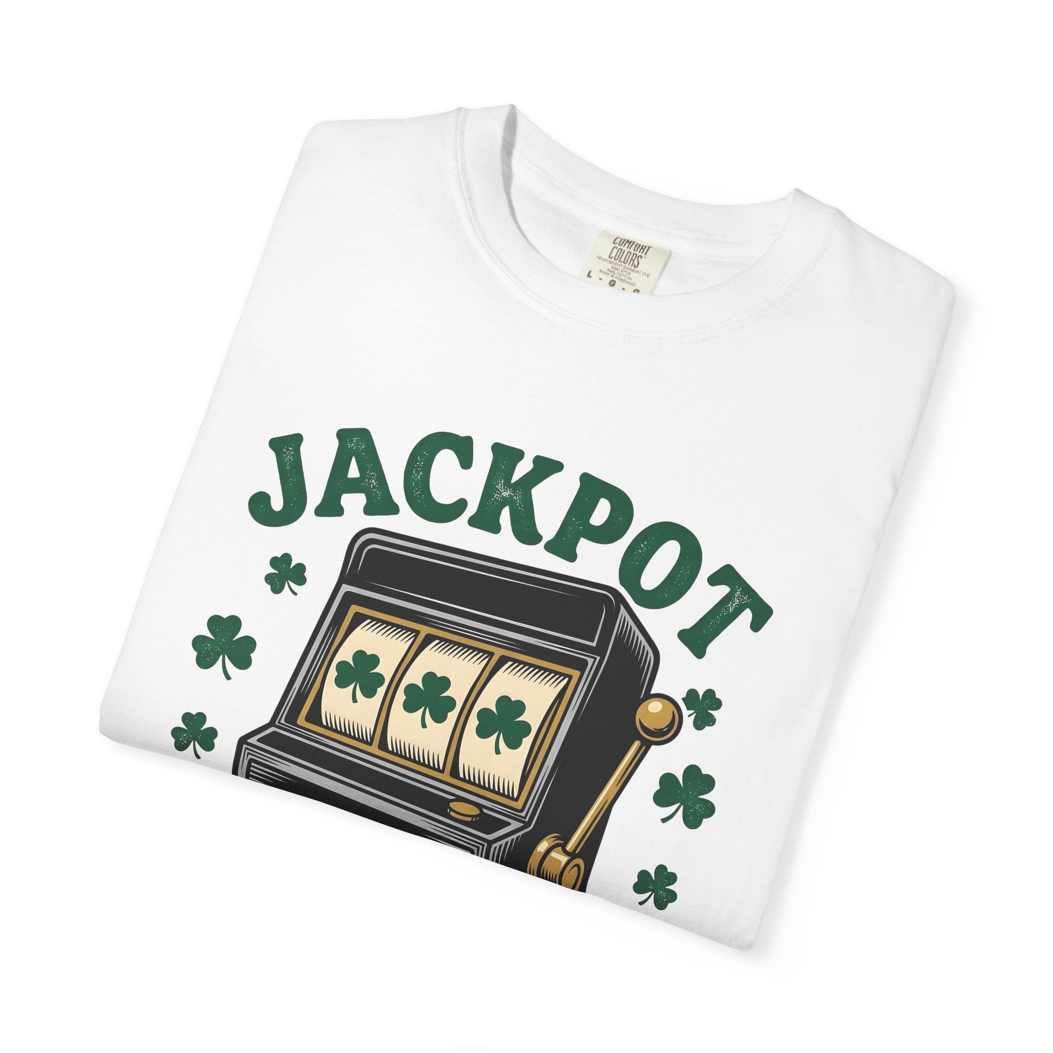 Slot Machine Shirt St Patrick's Day Gambling Gift Women Vintage Tee Poker Machine T-Shirt Luck Fan Retro Tshirt Betting Graphic Throwback