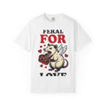 Opossum Wings Shirt St. Valentine's Day Wildlife Gift Women Animated Tee Possum T-Shirt Valentine Fan Cartoon Tshirt Animal Graphic Hand