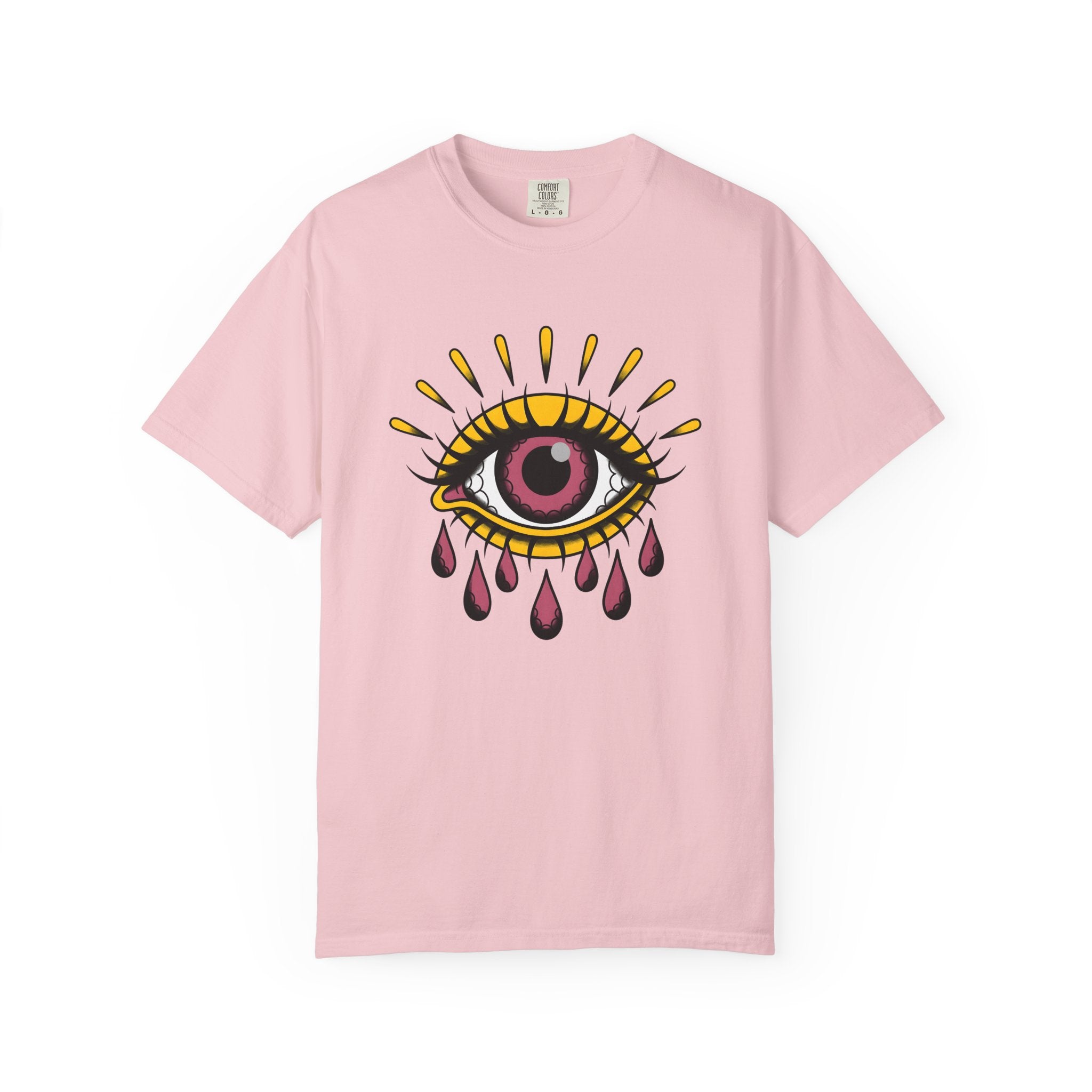 Crying Eye Shirt Cute Dream Gift Women Graphic Tee Weeping Eye T-Shirt Adorable Fan Typography Tshirt Dreamy Graphic Vintage Tears Tshirt