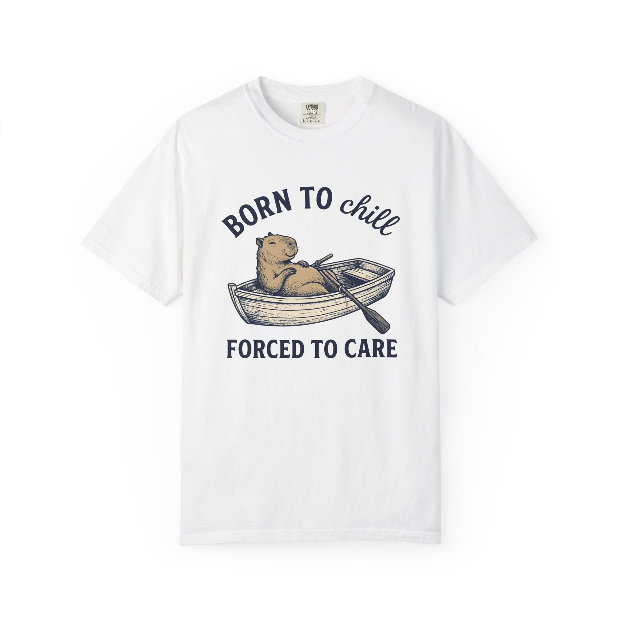 Capybara Raft Shirt Funny Wildlife Gift Women Retro Tee Rodent T-Shirt Humor Fan Vintage Tshirt Animal Graphic Sketch Paddle Tshirt