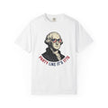 George Washington Design Shirt 4th Of July Patriotism Gift Women Vintage Tee Washington T-Shirt Independence Day Enthusiast Distressed
