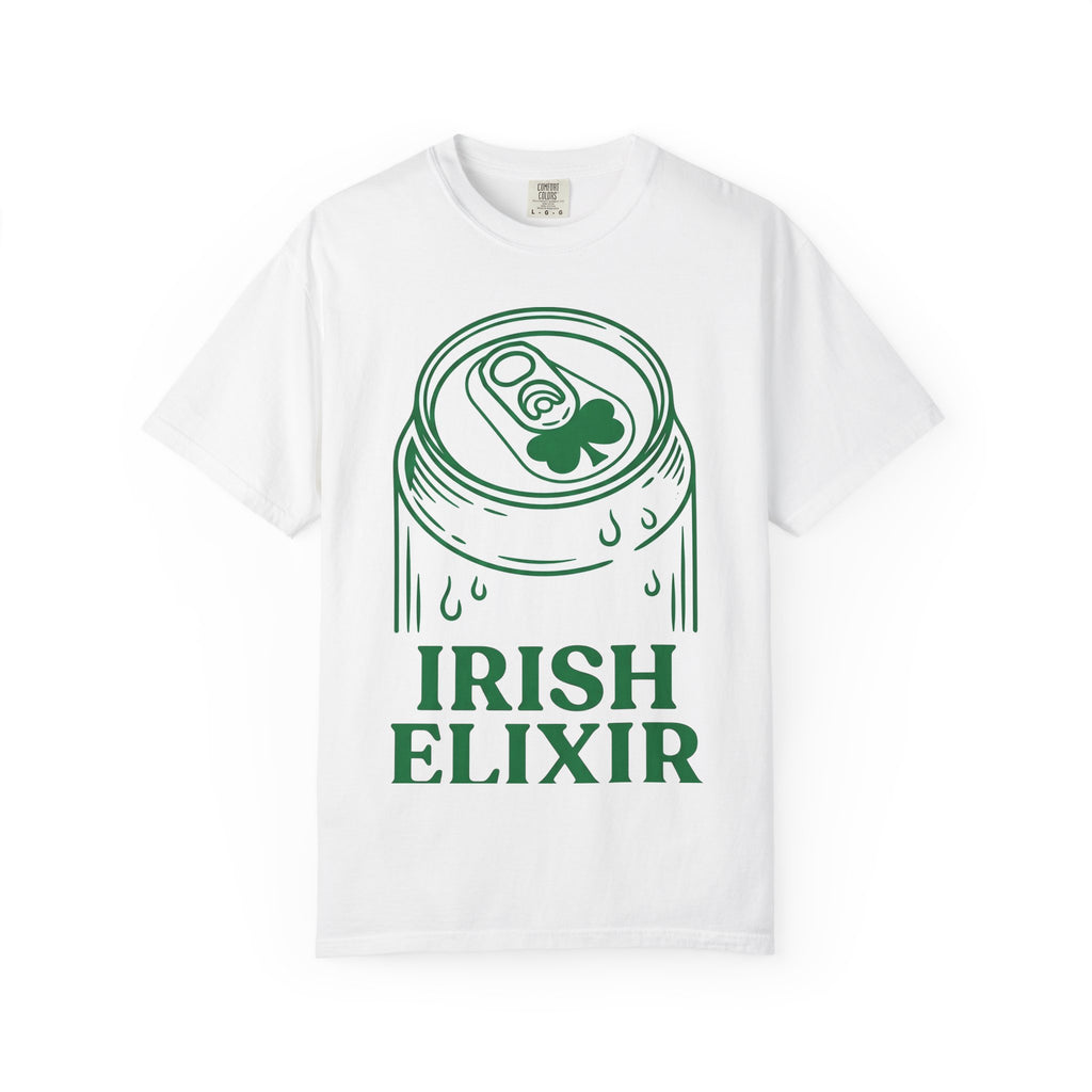 Beer Can Shirt St Patrick's Day Lager Gift Women Sketch Tee Can T-Shirt Patrick's Day Fan Illustrated Tshirt Pilsner Graphic Hand Drawn