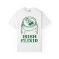 Beer Can Shirt St Patrick's Day Lager Gift Women Sketch Tee Can T-Shirt Patrick's Day Fan Illustrated Tshirt Pilsner Graphic Hand Drawn