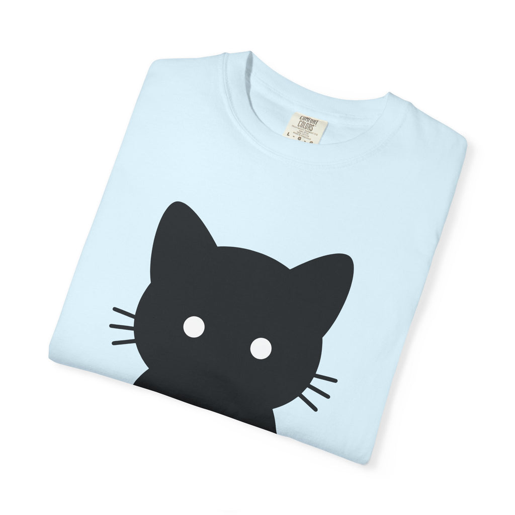 Black Feline Shirt Cat Nature Gift Women Basic Tee Cat T-Shirt Cat Fan Kitten Tshirt Wilderness Graphic Current Mustache Tshirt