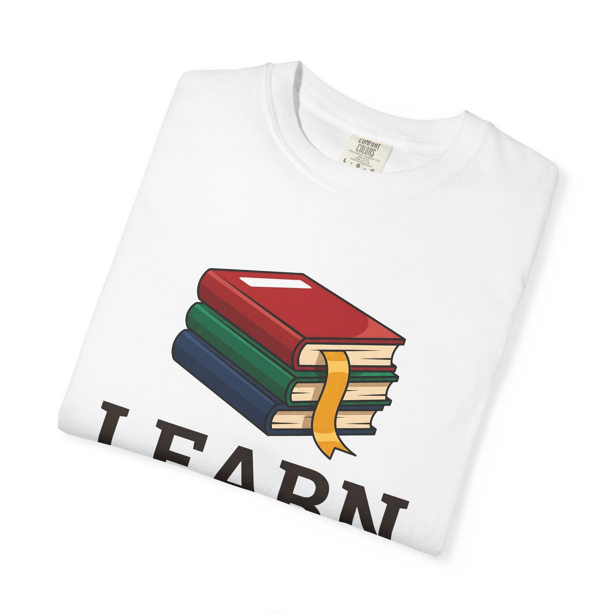 Stacked Volumes Shirt Teachers Schooling Gift Women Animated Tee Book Stack T-Shirt Educator Enthusiast Cartoon Tshirt Education Graphic