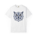 Owl Face Shirt Boho Chic Animal Gift Women Folk Art Tee Owl T-Shirt Bohemian Fan Primitive Tshirt Wildlife Graphic Mandala Floral Pattern