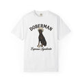 Doberman Hound Shirt Coffee Puppy Gift Women Cartoon Tee Dobermann T-Shirt Coffee Fan Comic Tshirt Puppy Graphic Minimalist Espresso Cup