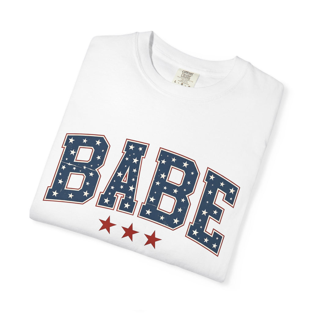 College Stars Design Shirt 4th Of July Festival Gift Women Americana Tee University Stars T-Shirt Independence Day Fan Patriotic Tshirt