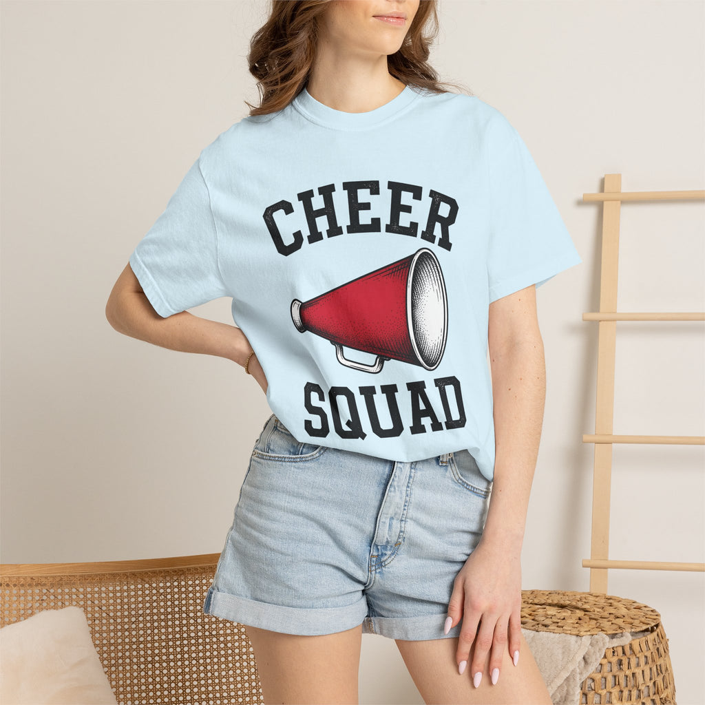 Megaphone Graphic Shirt Cheer Mom Sports Gift Women Vintage Tee Loudspeaker T-Shirt Athlete Fan Retro Illustration Graphic Retro Bold Text