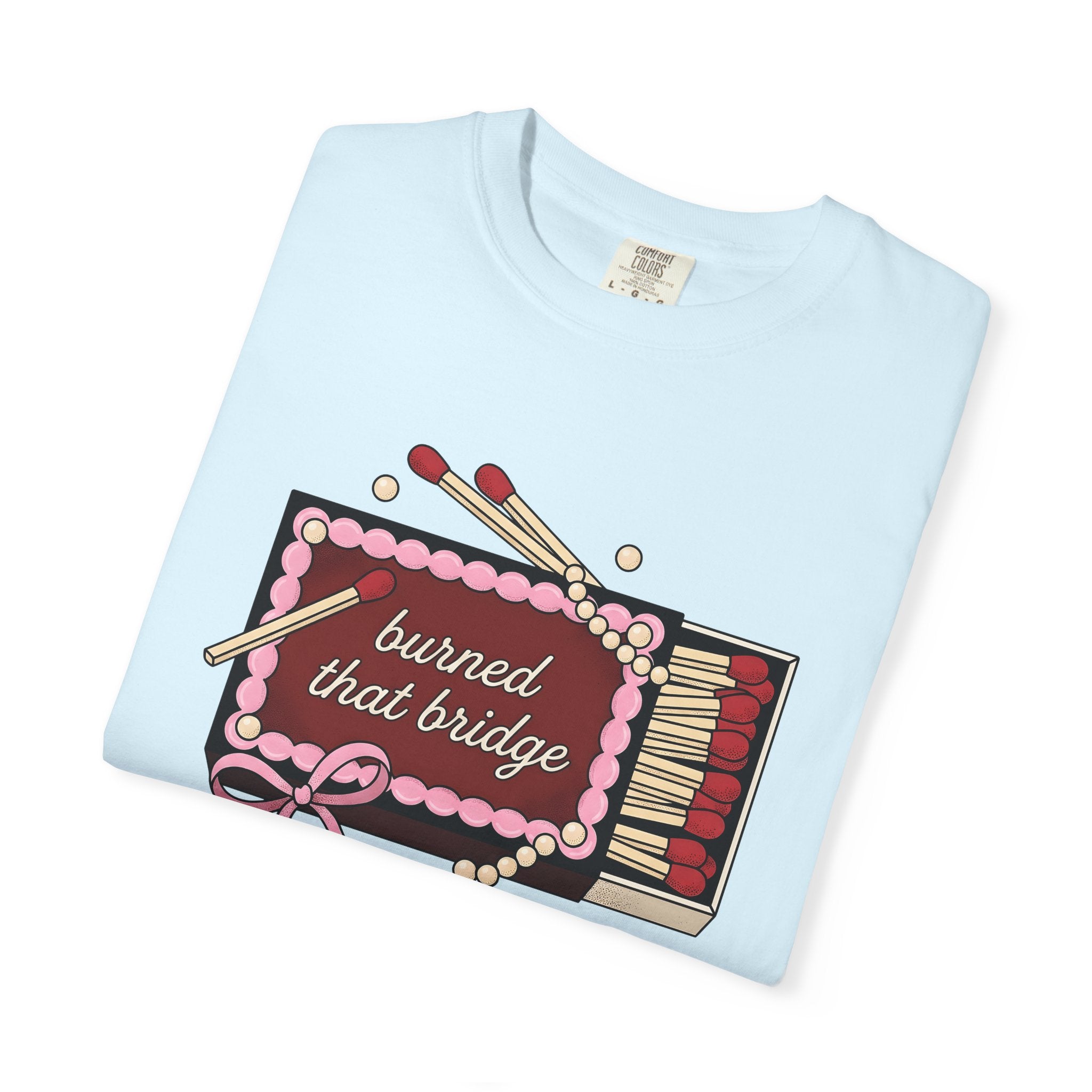 Gift Box Cake Shirt St. Valentine's Day Separation Gift Women Comic Tee Birthday Cake T-Shirt Valentine Fan Cartoon Tshirt Long Distance