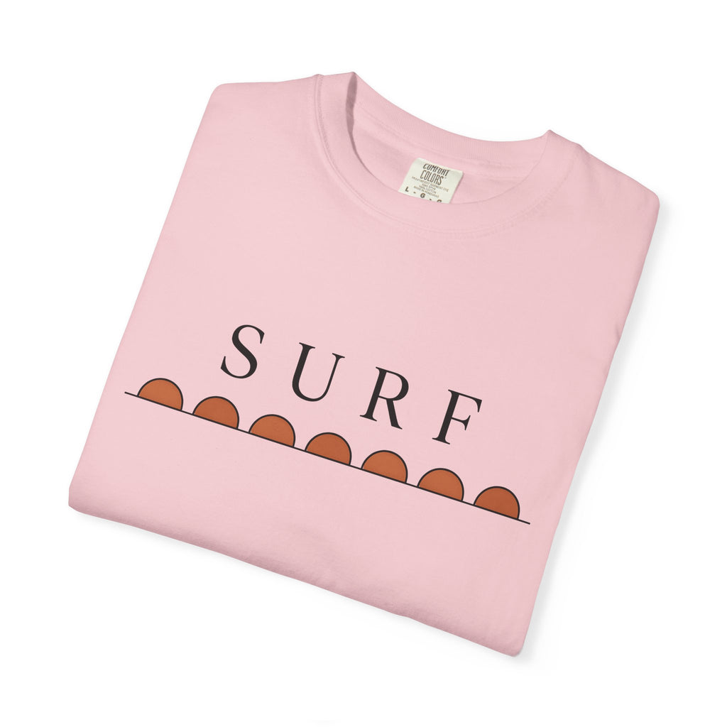 Wave Graphic Shirt Surfing Beach Gift Women Minimalist Tee Wave T-Shirt Surfer Fan Coastal Graphic Design Modern Sunset Tshirt