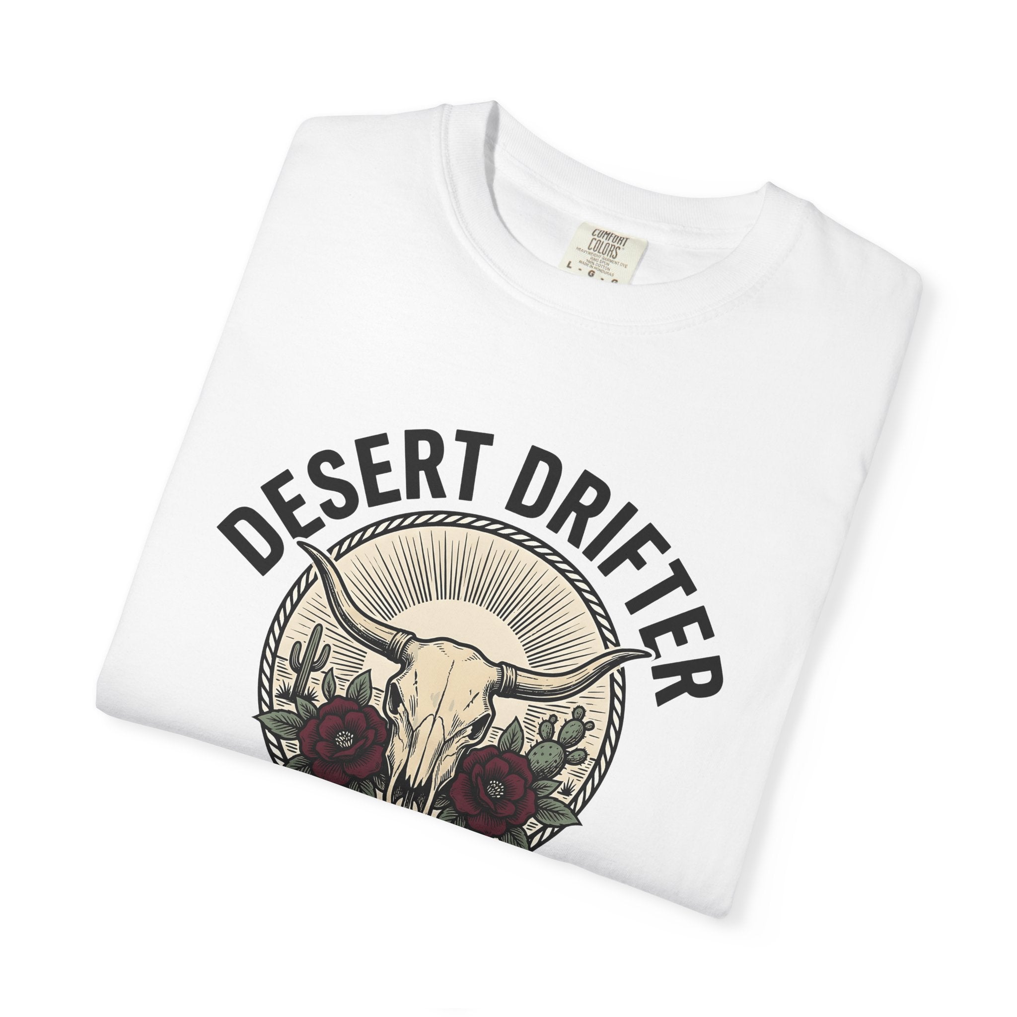 Bull Skull Shirt Cowgirl Western Gift Women Vintage Tee Skull T-Shirt Rodeo Fan Cowboy Tshirt Western Graphic Hand Drawn Cactus Tshirt