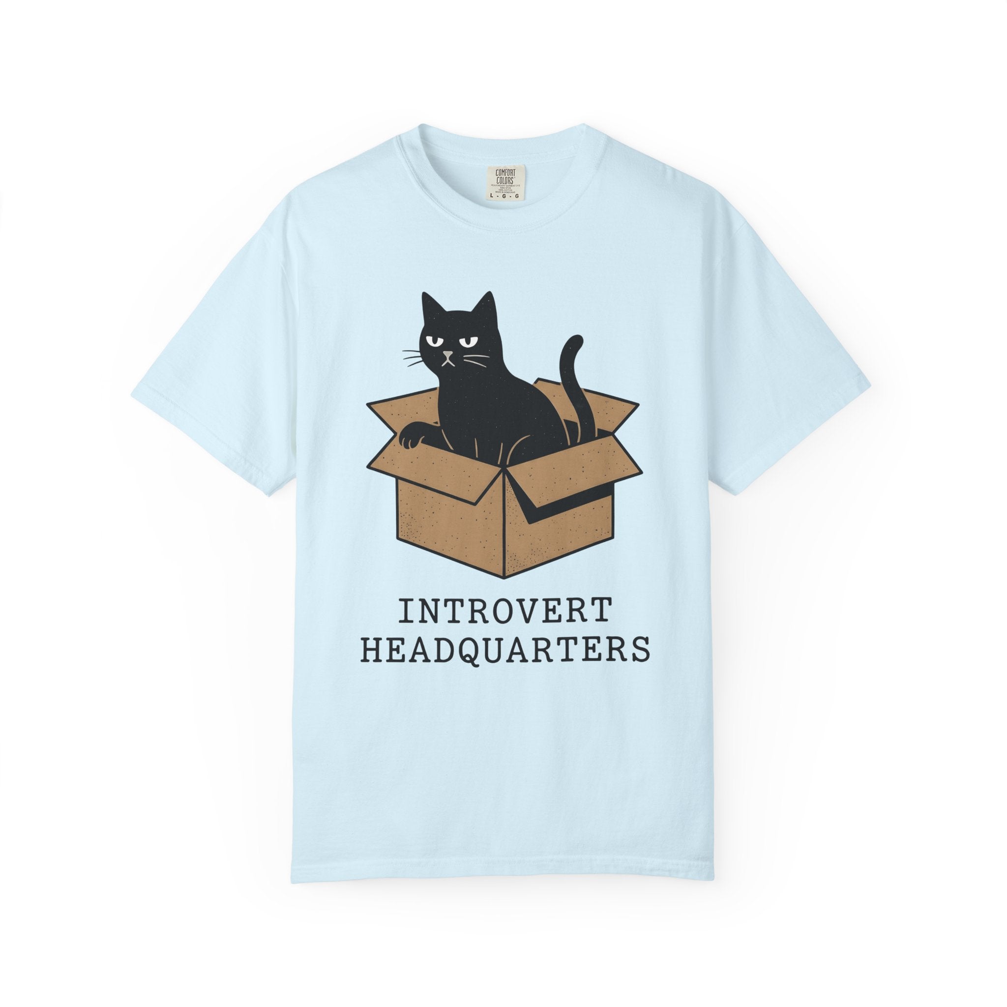 Black Cat Crate Shirt Cat Shy Gift Women Simple Tee Cat Carrier T-Shirt Cat Fan Feline Tshirt Introvert Graphic Retro Carton Tshirt