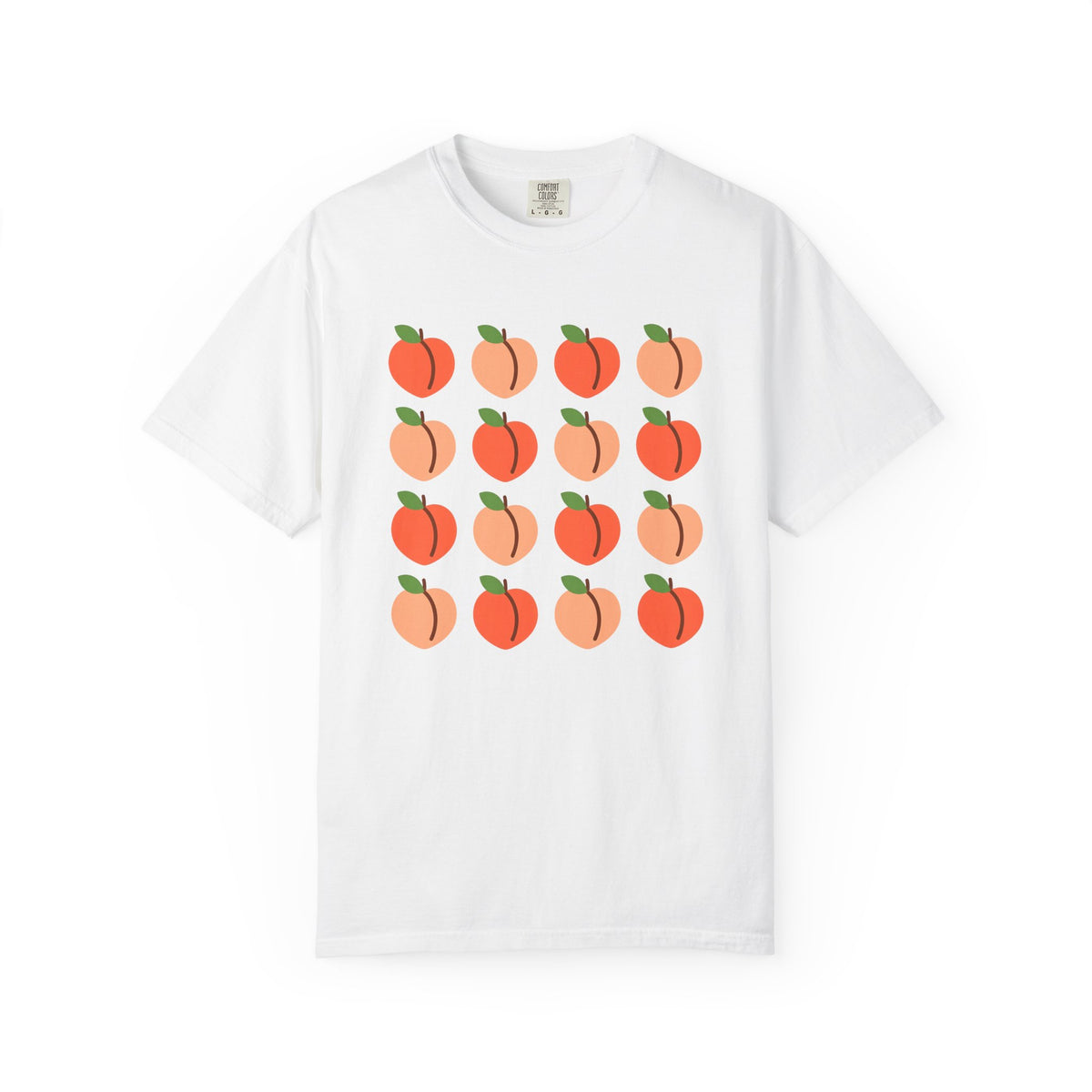 Peach Motif Shirt Cottagecore Harvest Unisex Gift Graphic Tee Peach T-Shirt