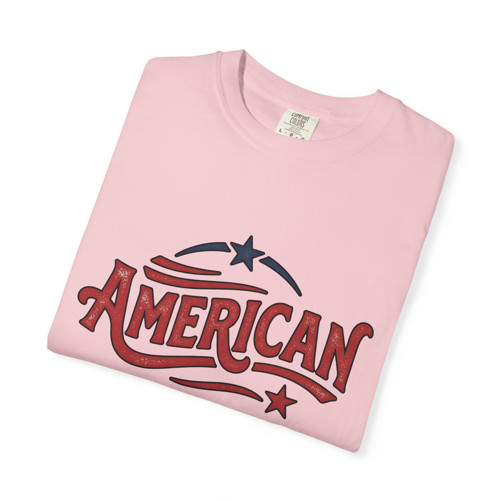 Usa Stars Shirt 4th Of July Freedom Gift Women Shabby Chic Tee American Flag T-Shirt Independence Day Fan Patriotic Tshirt Liberty Graphic
