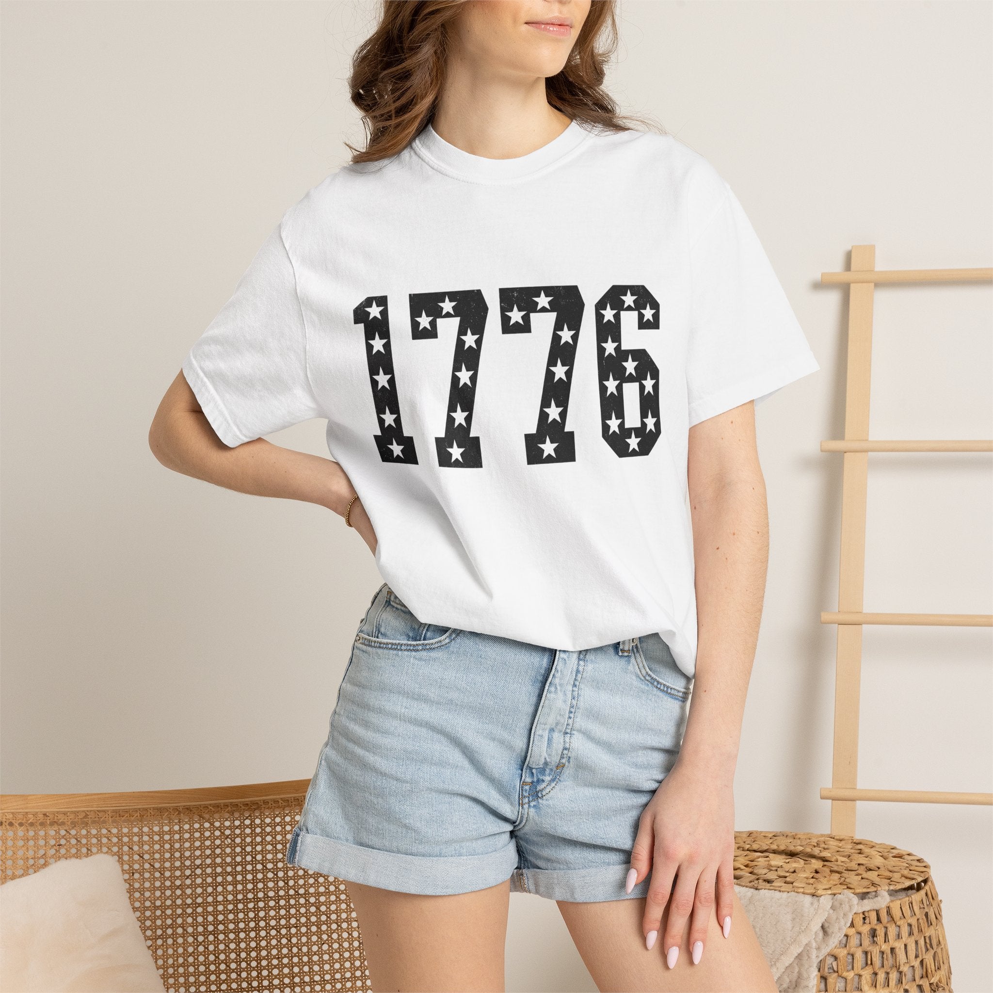 Large Numbers Shirt 4th Of July Usa Gift Women Old School Tee Big Numbers T-Shirt Independence Day Fan Patriotic Tshirt American Graphic
