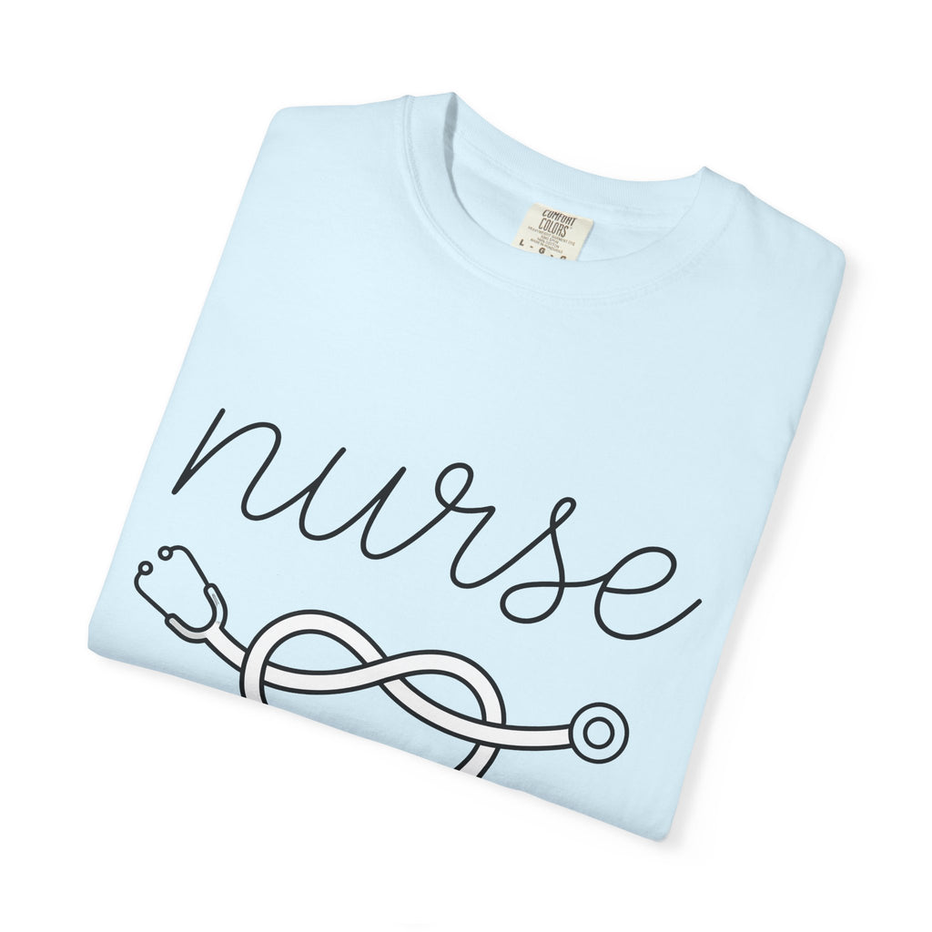 Stethoscope Icon Shirt Nurse Therapy Gift Women Basic Tee Stethoscope T-Shirt Nursing Enthusiast Medical Tshirt Therapy Graphic Current