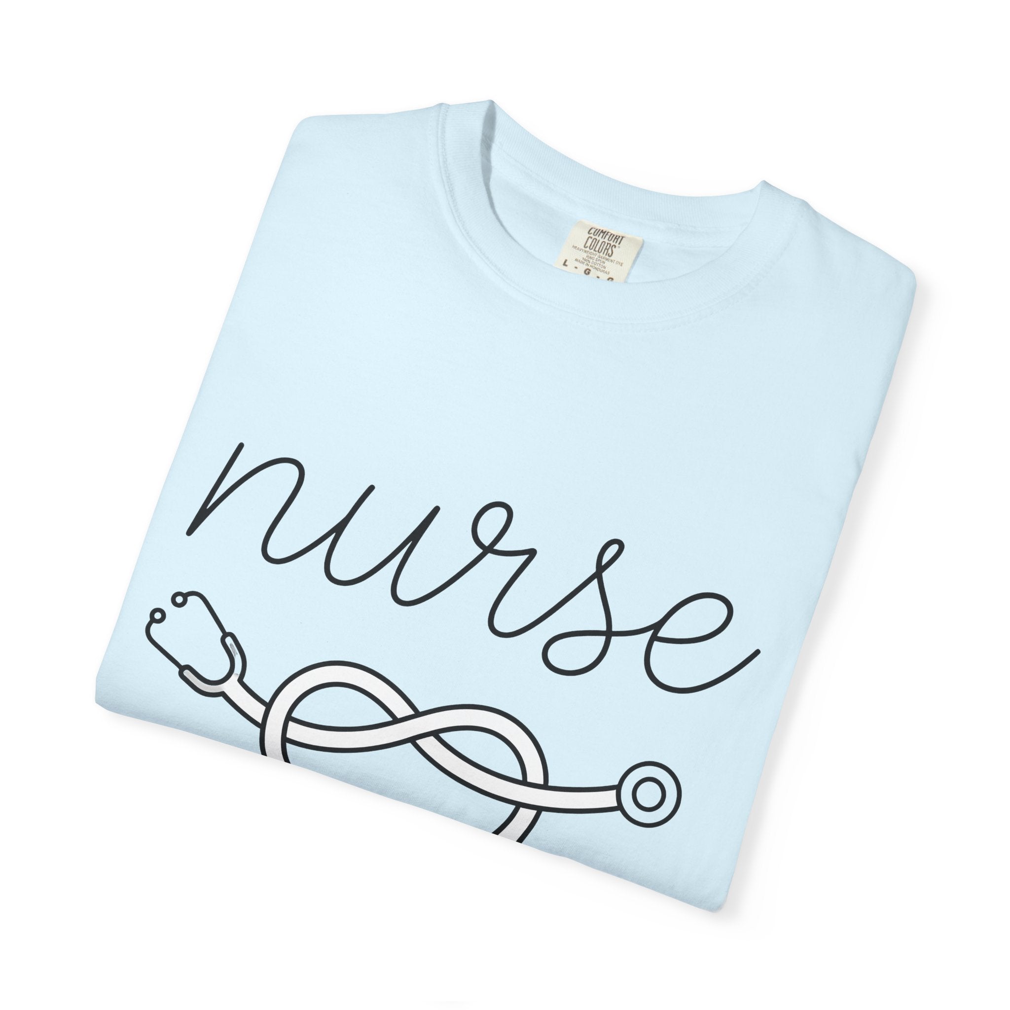 Stethoscope Icon Shirt Nurse Therapy Gift Women Basic Tee Stethoscope T-Shirt Nursing Enthusiast Medical Tshirt Therapy Graphic Current