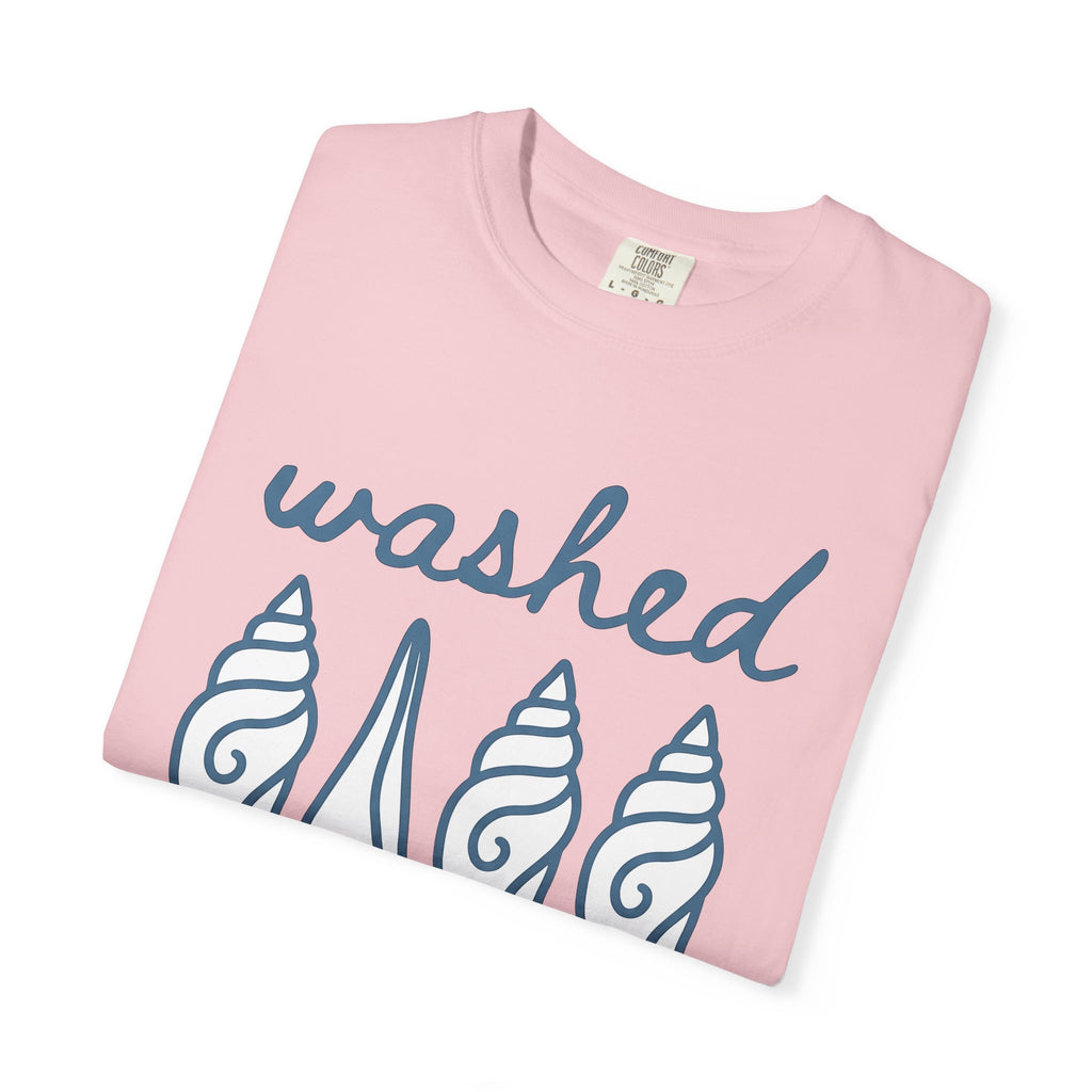 Shell Design Shirt Beach Ocean Gift Women Simple Tee Seashell T-Shirt Coast Fan Sea Graphic Contemporary Shore Tshirt