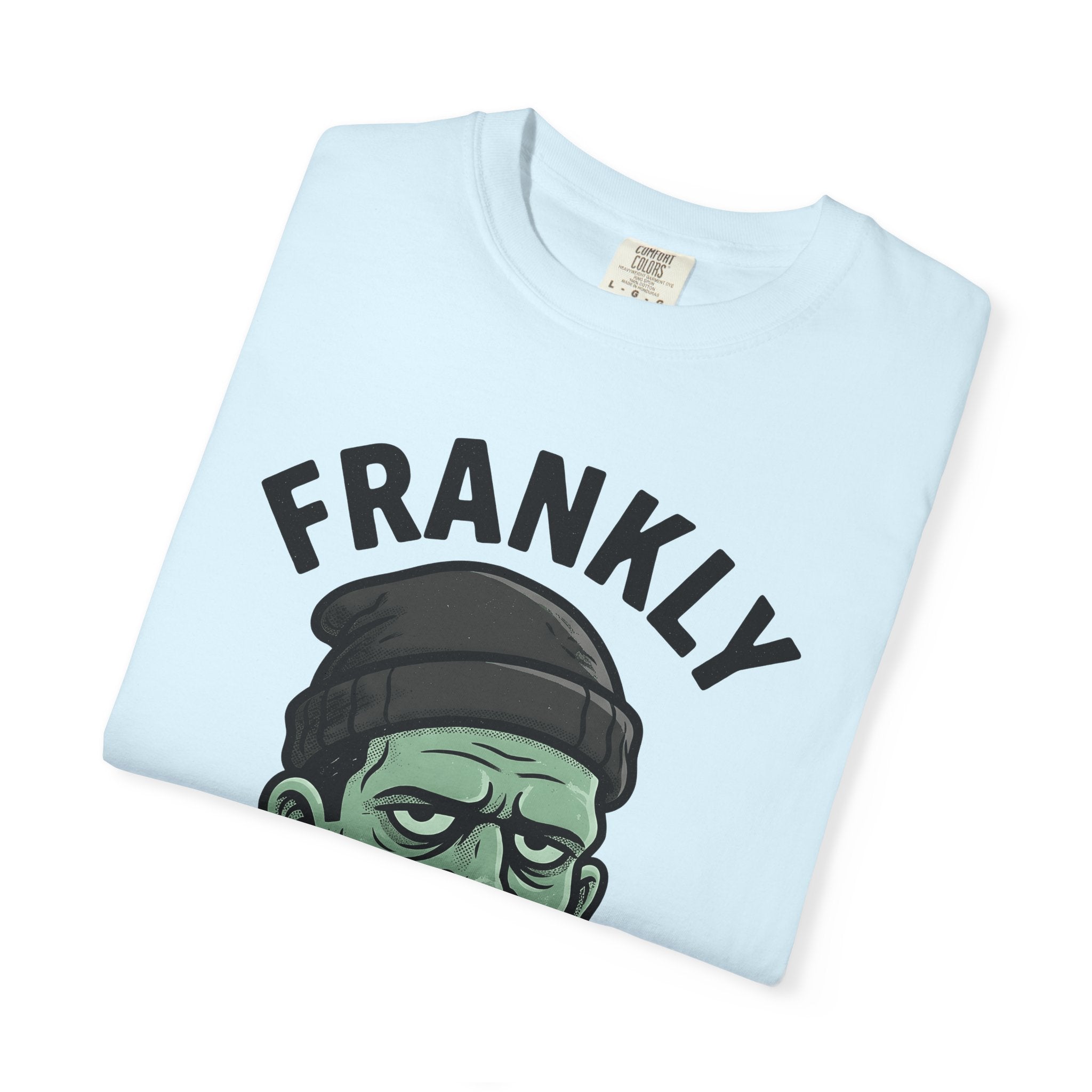 Frankenstein Creature Shirt Halloween Thriller Gift Women Comic Tee Monster T-Shirt Horror Fan Comic Art Tshirt Suspense Graphic Retro Knit