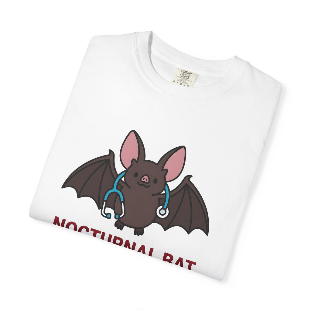 Bat Health Monitor Shirt Nurses Overnight Shift Gift Women Sweet Tee Health Tracker T-Shirt Nurse Practitioner Enthusiast Cute Tshirt Night