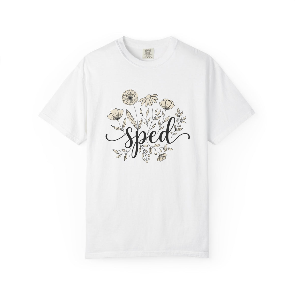 Field Flower Arrangement Shirt Teachers Petals Unisex Gift Retro Tee Floral