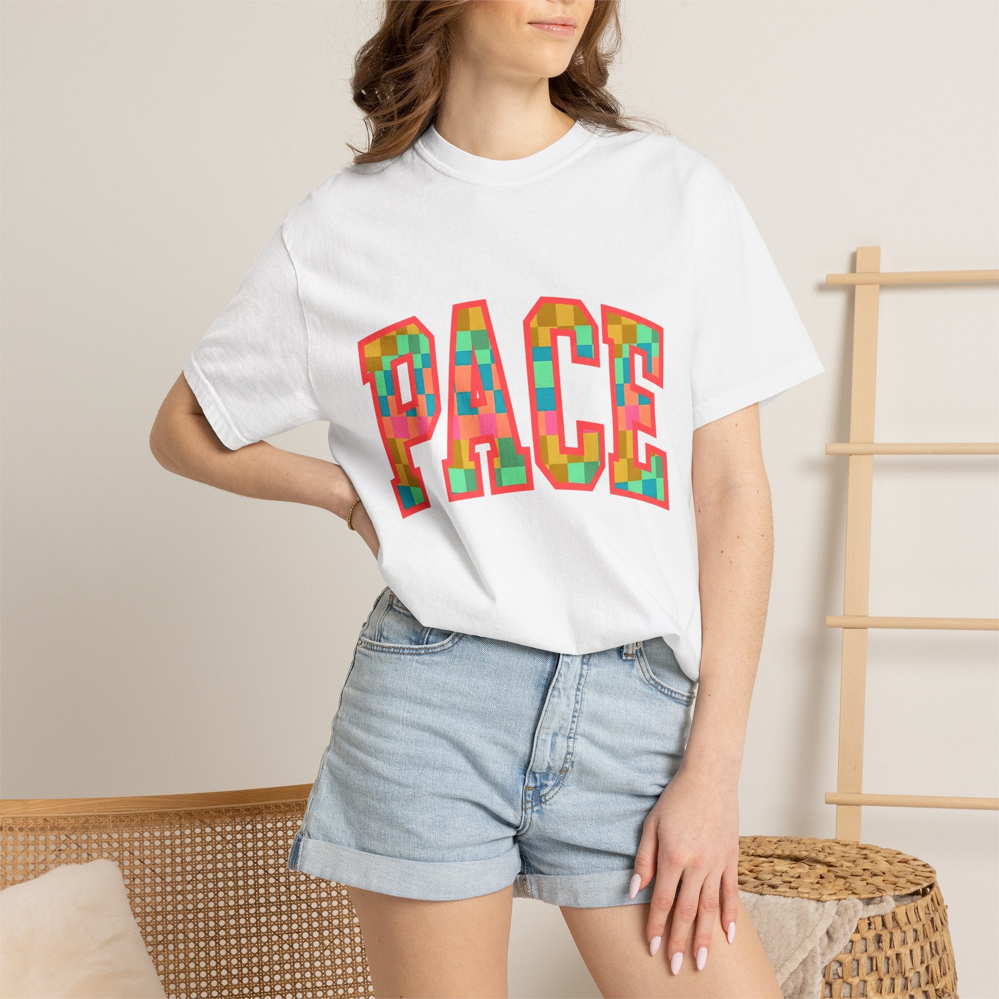 Bold Lettering Shirt Sports Inspiration Gift Women Vibrant Tee Typography T-Shirt Athlete Fan Colorful Tshirt Motivational Graphic Vintage