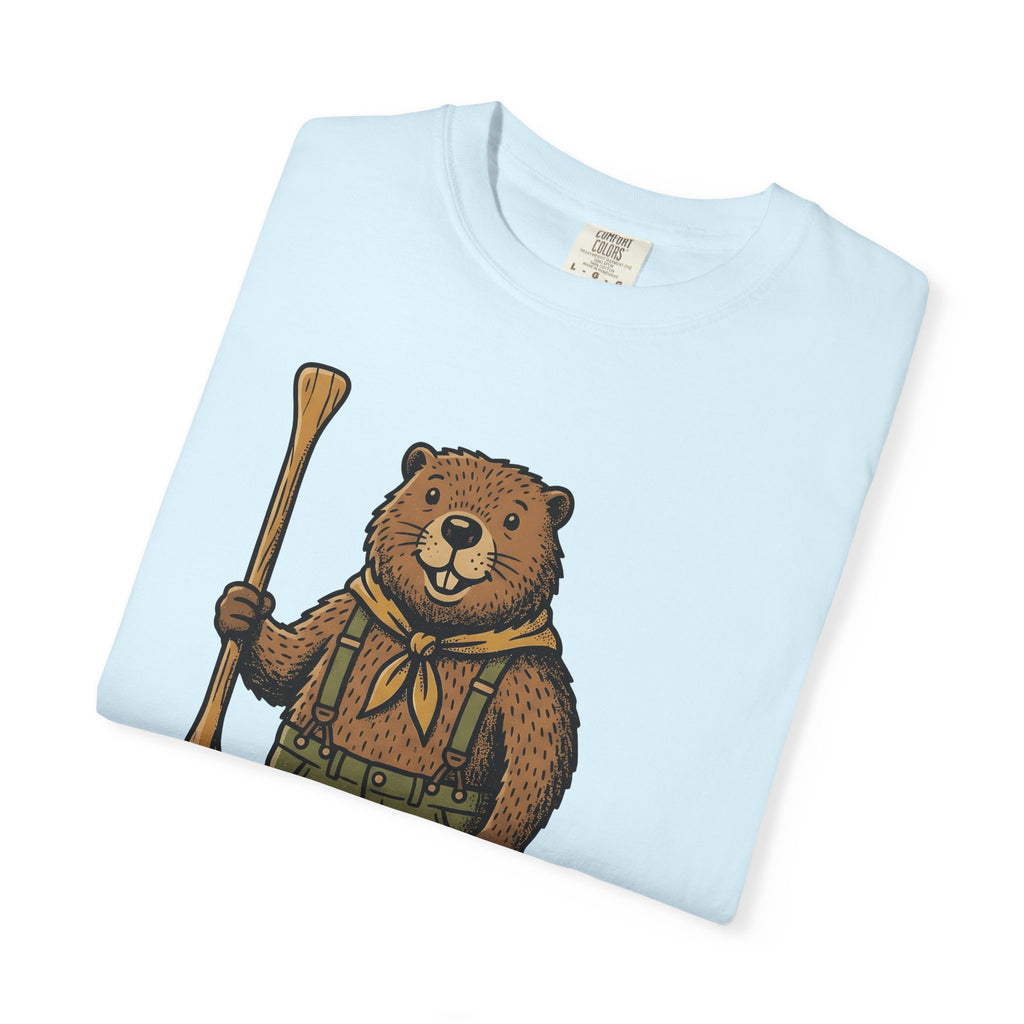 Beaver Rv Shirt Animals Hiking Gift Women Antique Tee Camper T-Shirt Wildlife Fan Vintage Tshirt Trekker Graphic Doodle Kayak Paddle Tshirt