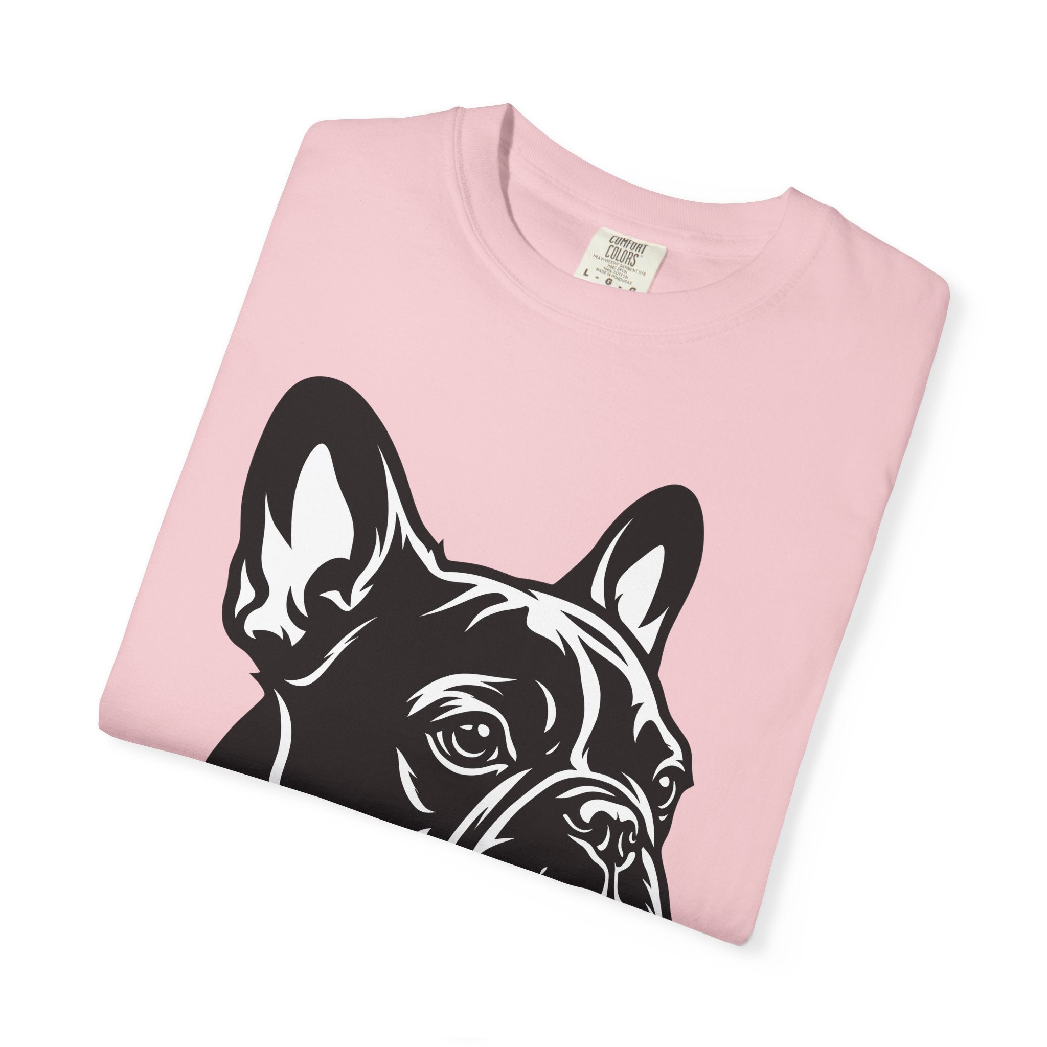 French Bulldog Shirt Dog Wildlife Gift Women Modern Art Tee Bulldog T-Shirt Dog Fan Artistic Tshirt Wildlife Graphic Clean Canine Portrait
