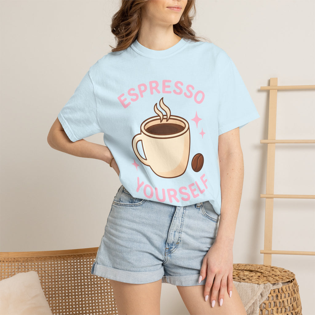 Coffee Cup Shirt Coffee Foodie Gift Women Cute Tee Mug T-Shirt Coffee Fan Coffee Mug Tshirt Food Graphic Retro Coffee Bean Tshirt