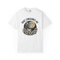 Kitty Moon Shirt Cat Flowers Gift Women Retro Tee Cat T-Shirt Cat Fan Vintage Tshirt Floral Graphic Sketch Sunflower Tshirt