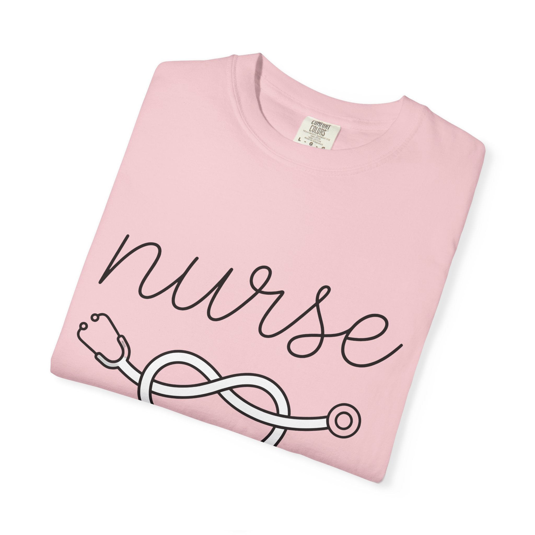 Stethoscope Icon Shirt Nurse Therapy Gift Women Basic Tee Stethoscope T-Shirt Nursing Enthusiast Medical Tshirt Therapy Graphic Current