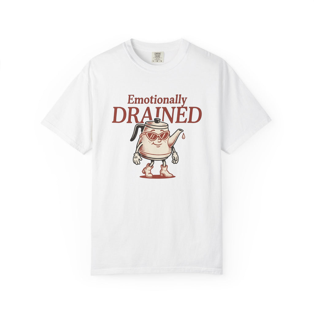 Kettle Illustration Shirt Coffee Comedy Gift Women Sketch Tee Teapot T-Shirt Coffee Fan Drawing Graphic Tshirt Outline Sunglasses Tshirt