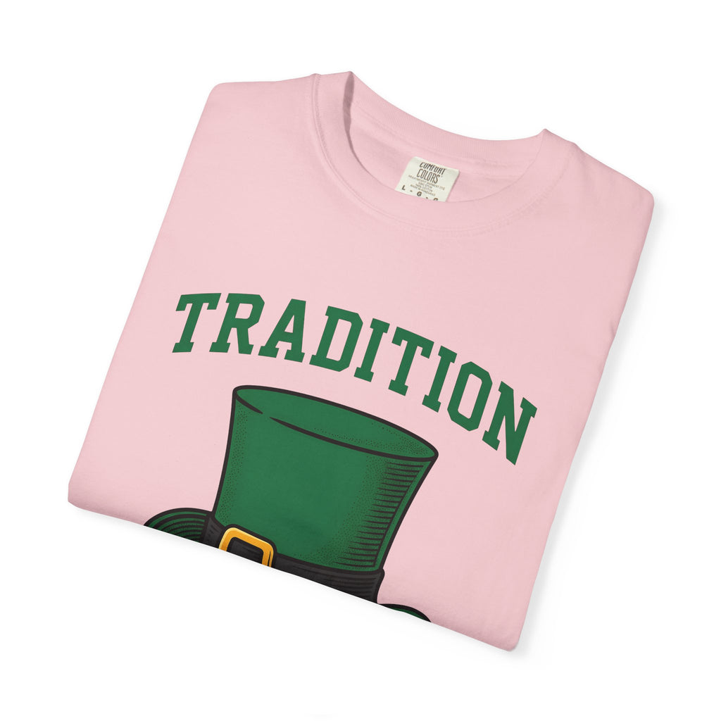 Leprechaun Hat Shirt St Patrick's Day Holiday Gift Women Vintage Tee Top Hat T-Shirt Shamrock Fan Top Hat Tshirt Holiday Graphic Retro Belt