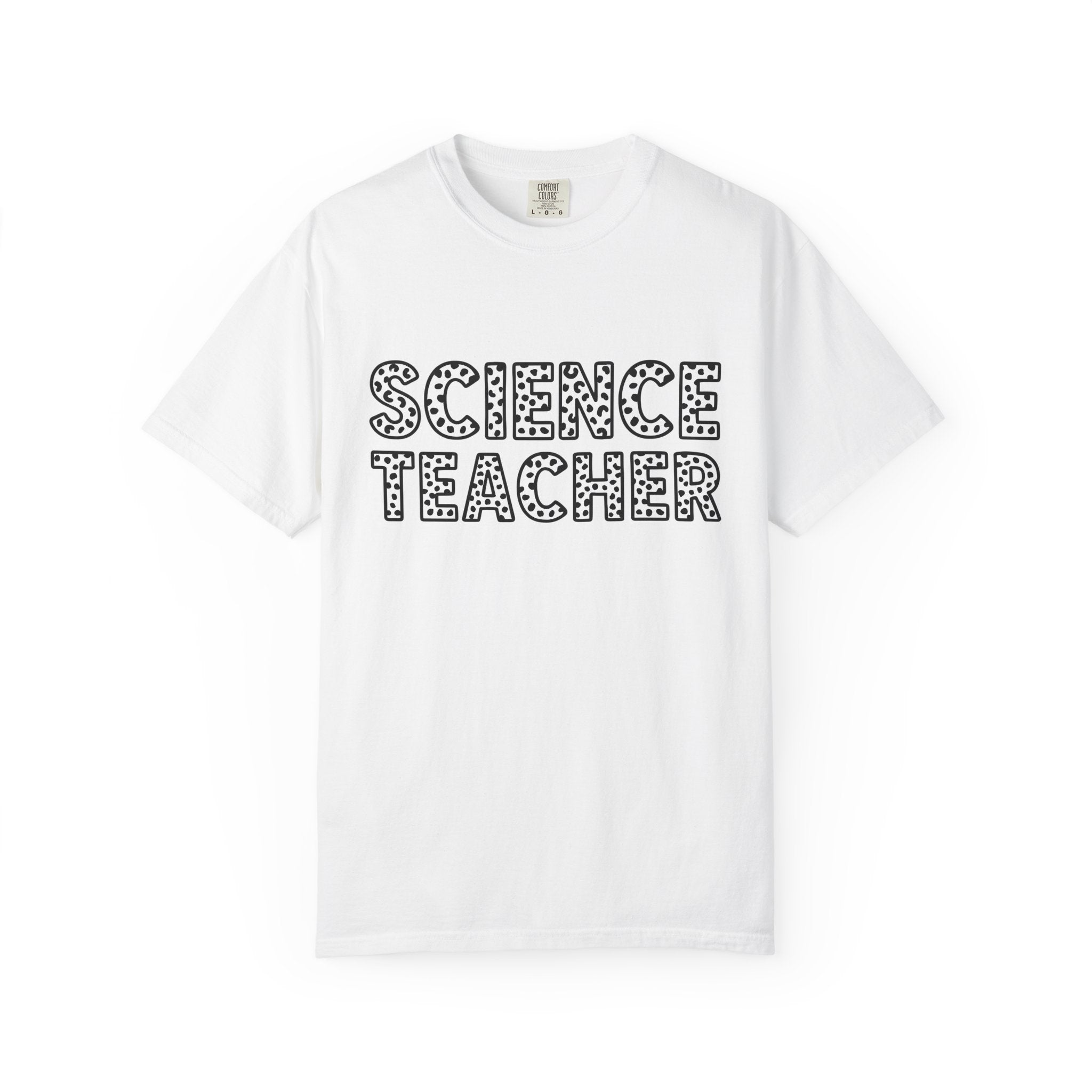 Bright Polka Text Shirt Teacher School Gift Women Fun Tee Typography T-Shirt Educator Enthusiast Whimsical Tshirt Classroom Graphic Vintage