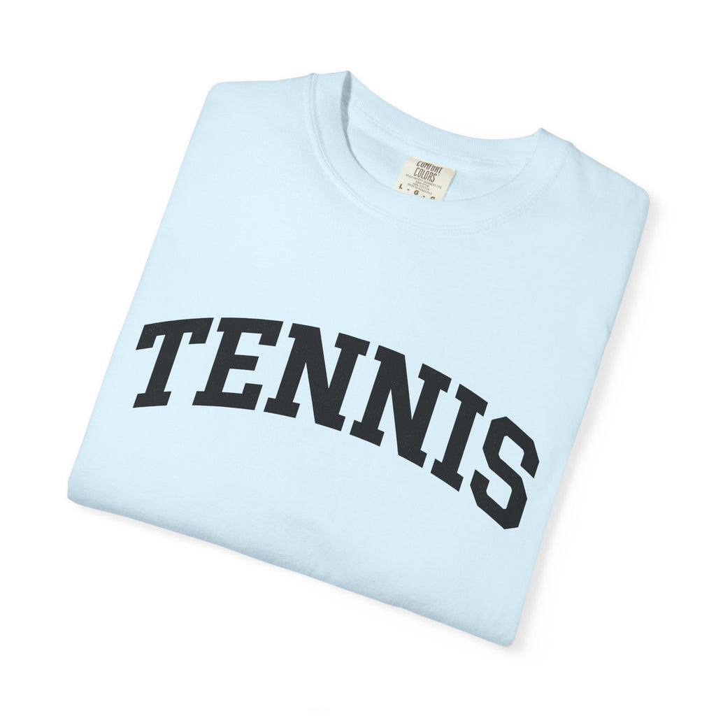 Varsity Lettering Style Shirt Tennis Contender Gift Women Throwback Tee Lettering T-Shirt Tennis Player Tennis Enthusiast Retro Tshirt
