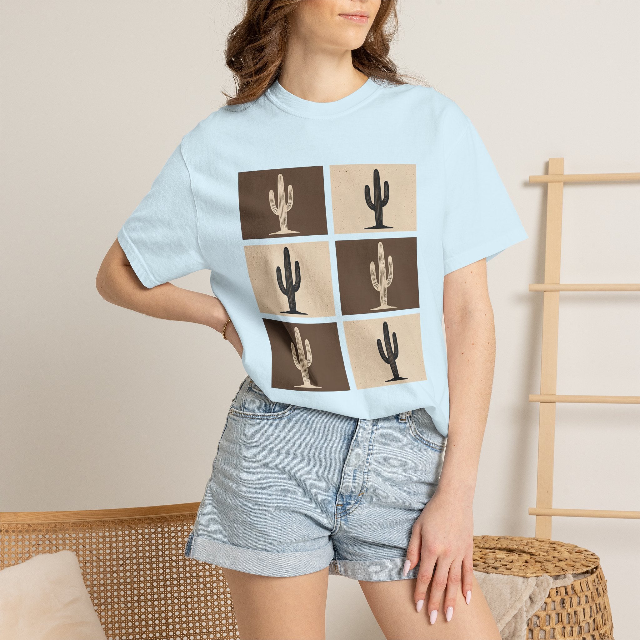 Succulent Design Shirt Cowgirl Cowboy Gift Women Hippie Tee Cactus T-Shirt Rodeo Fan Retro Tshirt Cowboy Graphic Vintage Dry Land Tshirt