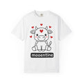 Sweet Cow Shirt St. Valentine's Day Fauna Gift Women Anime Tee Cow T-Shirt Valentine Fan Manga Tshirt Wildlife Graphic Caricature Heart
