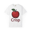 Apple Art Shirt Fruit Cooking Gift Women Sewn Tee Apple T-Shirt Fruit Fan Embroidery Design Cooking Graphic Doodle Greenery Tshirt