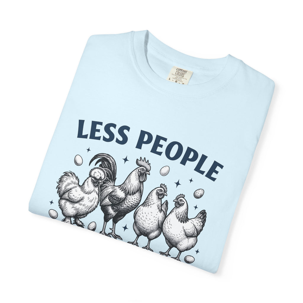 Chicken Group Shirt Chicken Farm Gift Women Hand Drawn Tee Flock T-Shirt Poultry Fan Hen Tshirt Ranch Graphic Vintage Eggs Tshirt