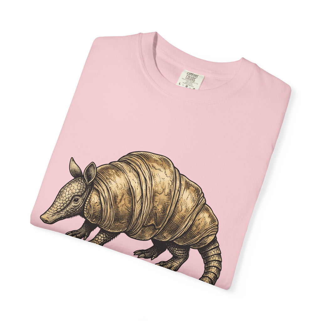 Armadillo Treat Shirt Desserts Wildlife Gift Women Retro Tee Armadillo T-Shirt Dessert Fan Vintage Tshirt Animal Graphic Sketch Sweets