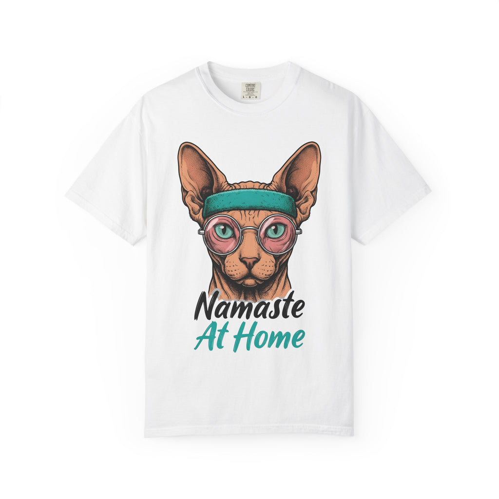 Sphynx Feline Shirt Cat Mindfulness Gift Women Line Art Tee Cat T-Shirt Cat Fan Minimalist Graphic Cat Illustration Pop Art Spectacles