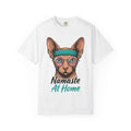 Sphynx Feline Shirt Cat Mindfulness Gift Women Line Art Tee Cat T-Shirt Cat Fan Minimalist Graphic Cat Illustration Pop Art Spectacles