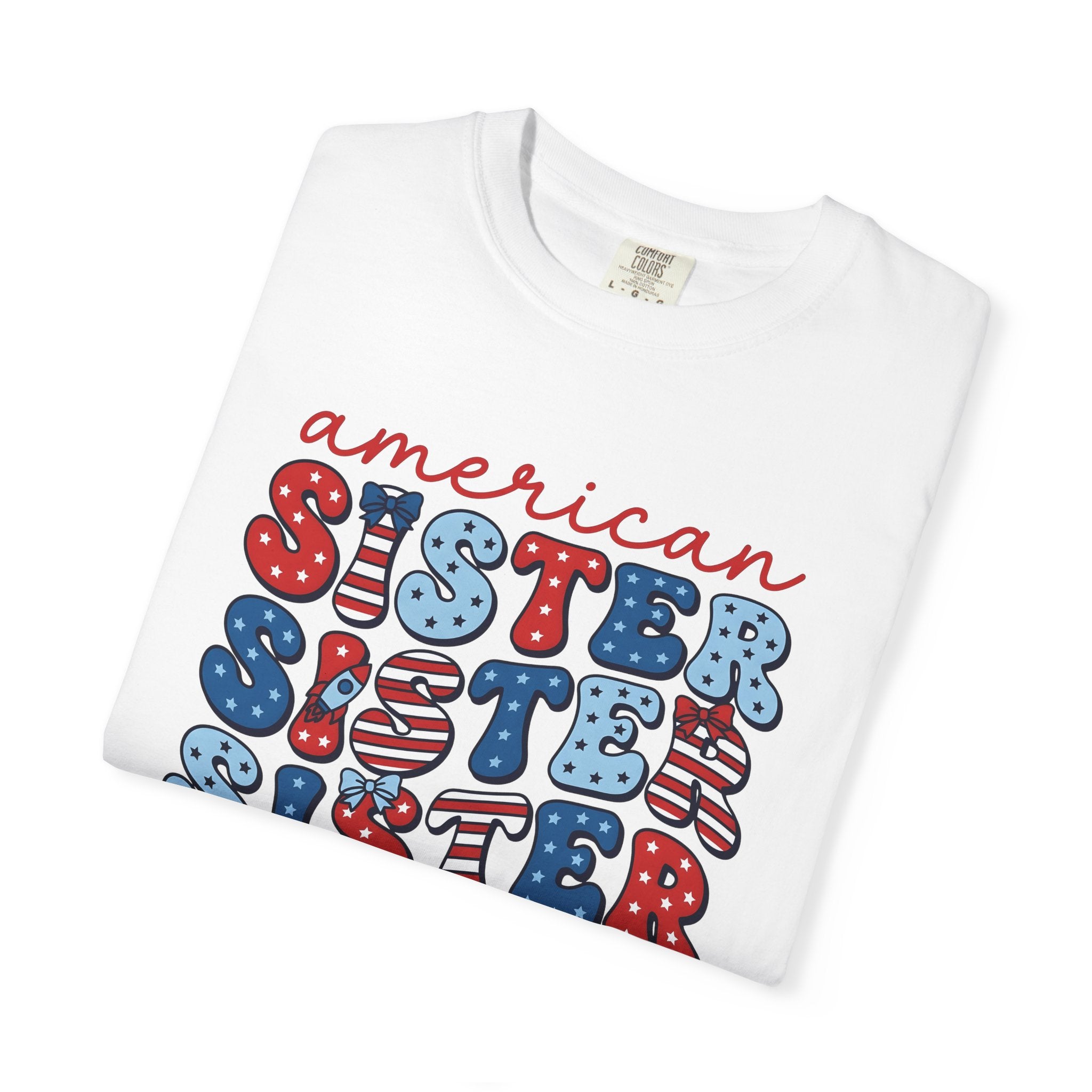 American Stars Stripes Shirt 4th Of July Relatives Gift Women Modern Graphic Tee American Flag T-Shirt Independence Day Fan Patriotic Tshirt
